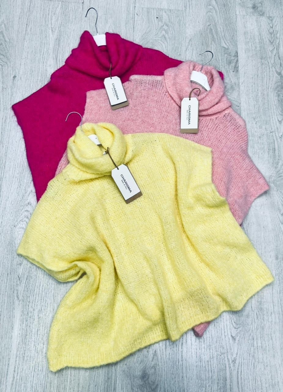 вязанный свитер,манишка вязаная,свитер,свитер с воротником,жилет вязаный