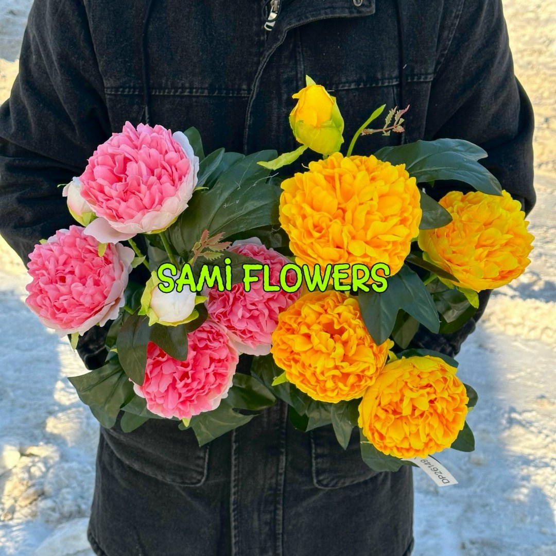 цветок искусственная,букет,букет искусственные,цветы искусственные пион,букет цветов искусственный