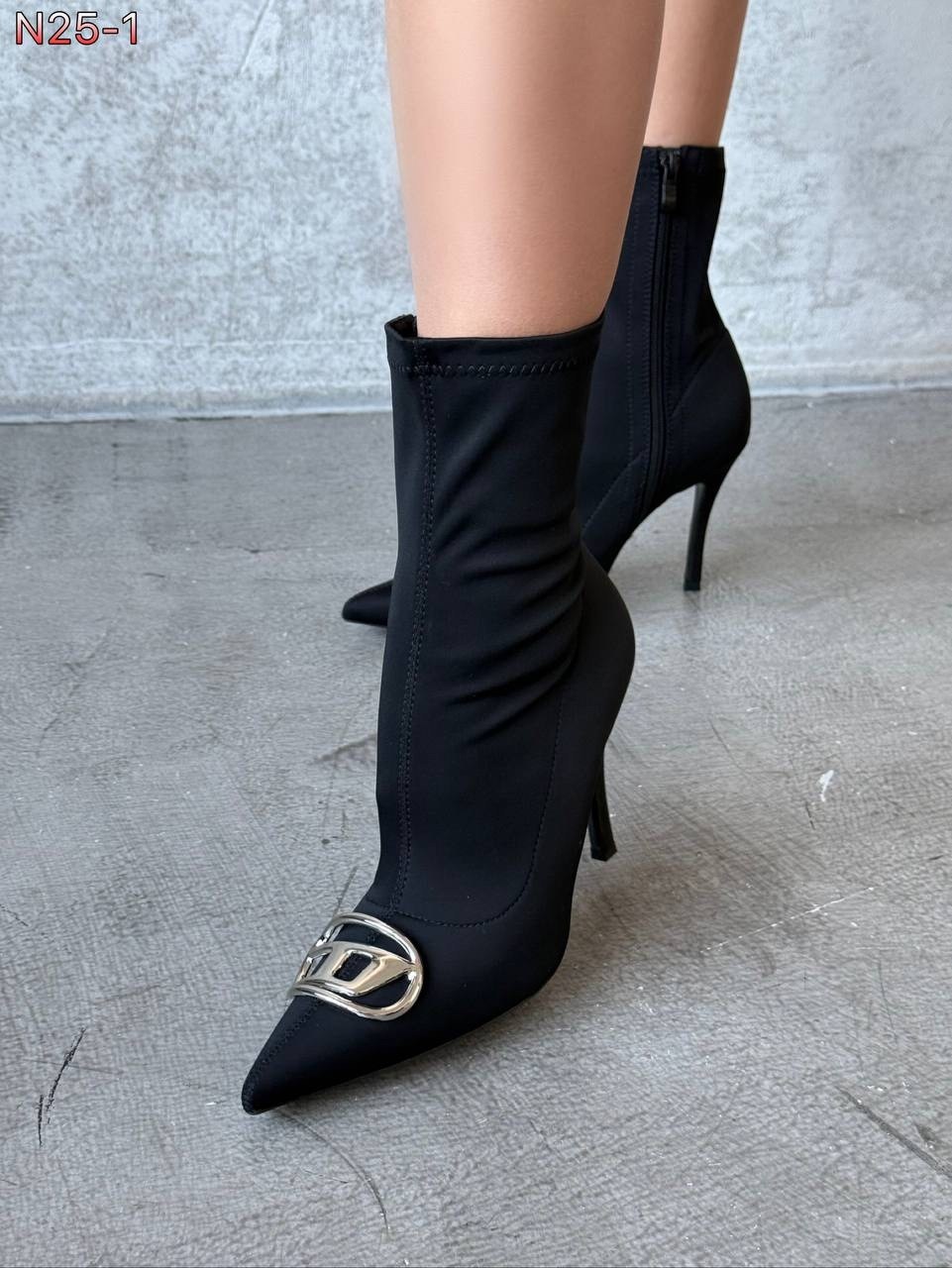 ,женские ботильоны,стильные ботильоны,модные полусапожки,черные ботильоны