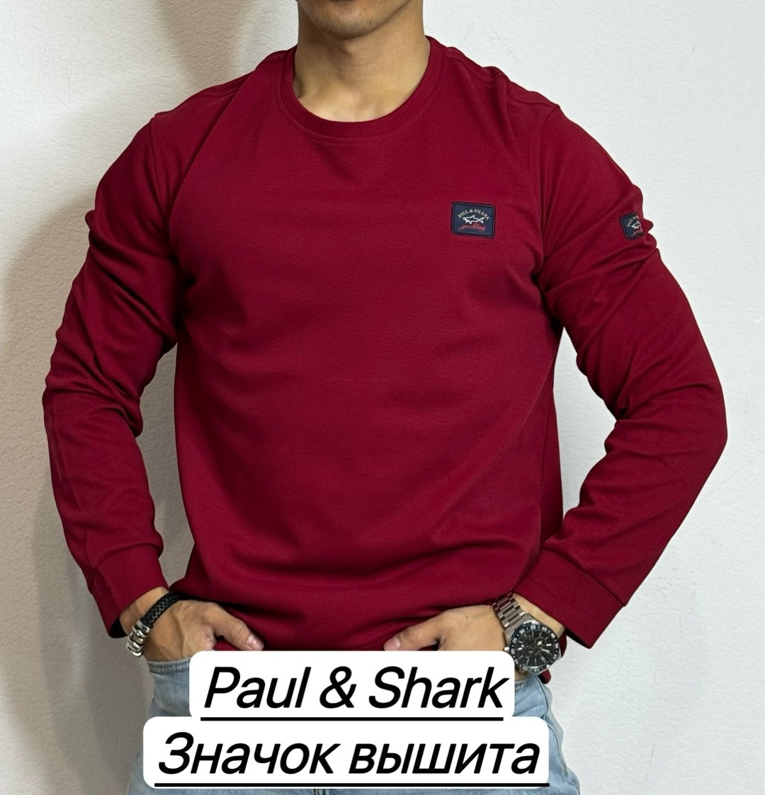 мужские свитшоты,свитшот мужской paul shark,свитшот мужская,лонгслив хлопок paul&shark,лонгслив мужской paul&shark темно-синий