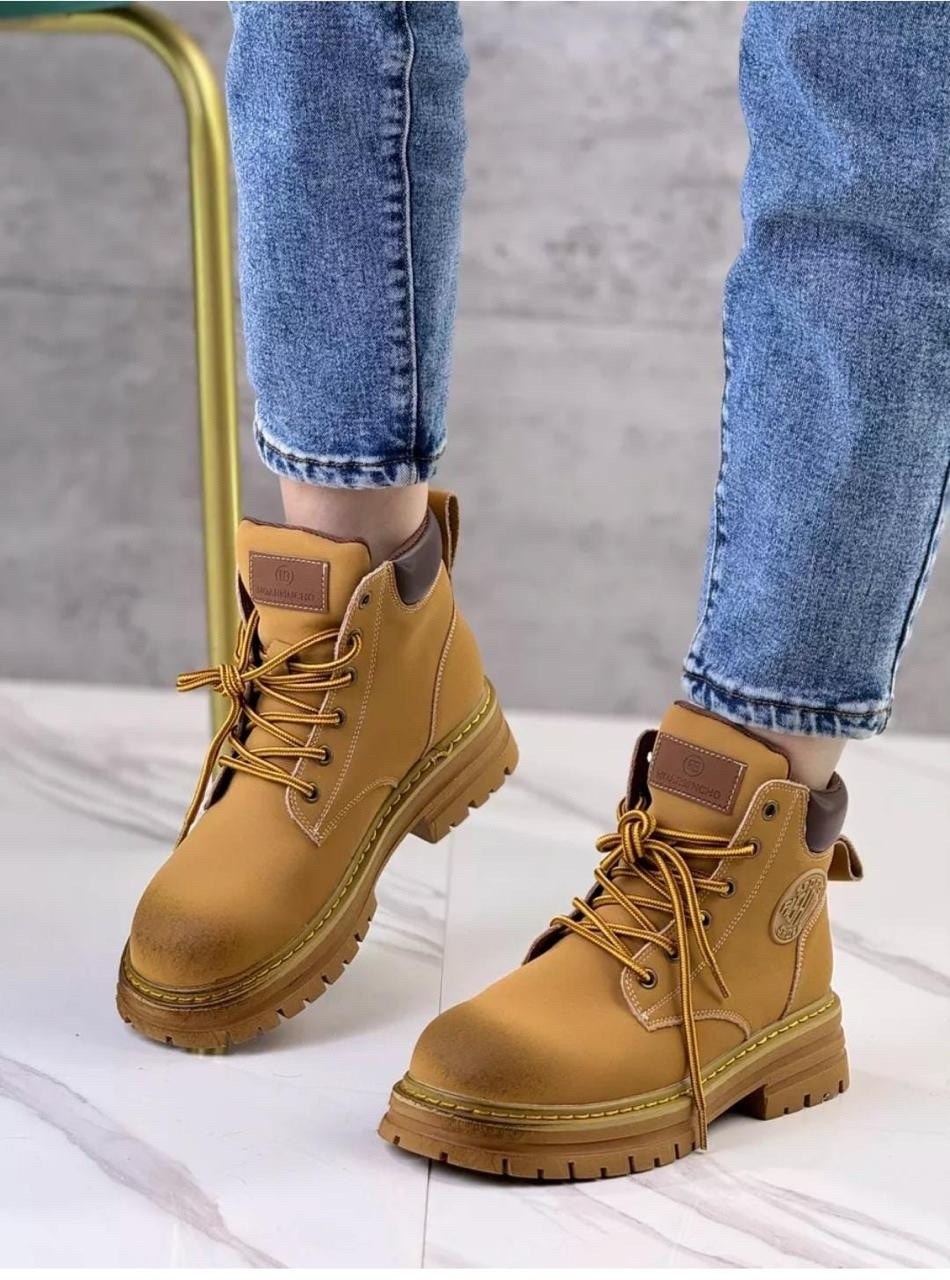 ,женские ботинки,желтые ботинки тимберленд,ботинки модные, женская