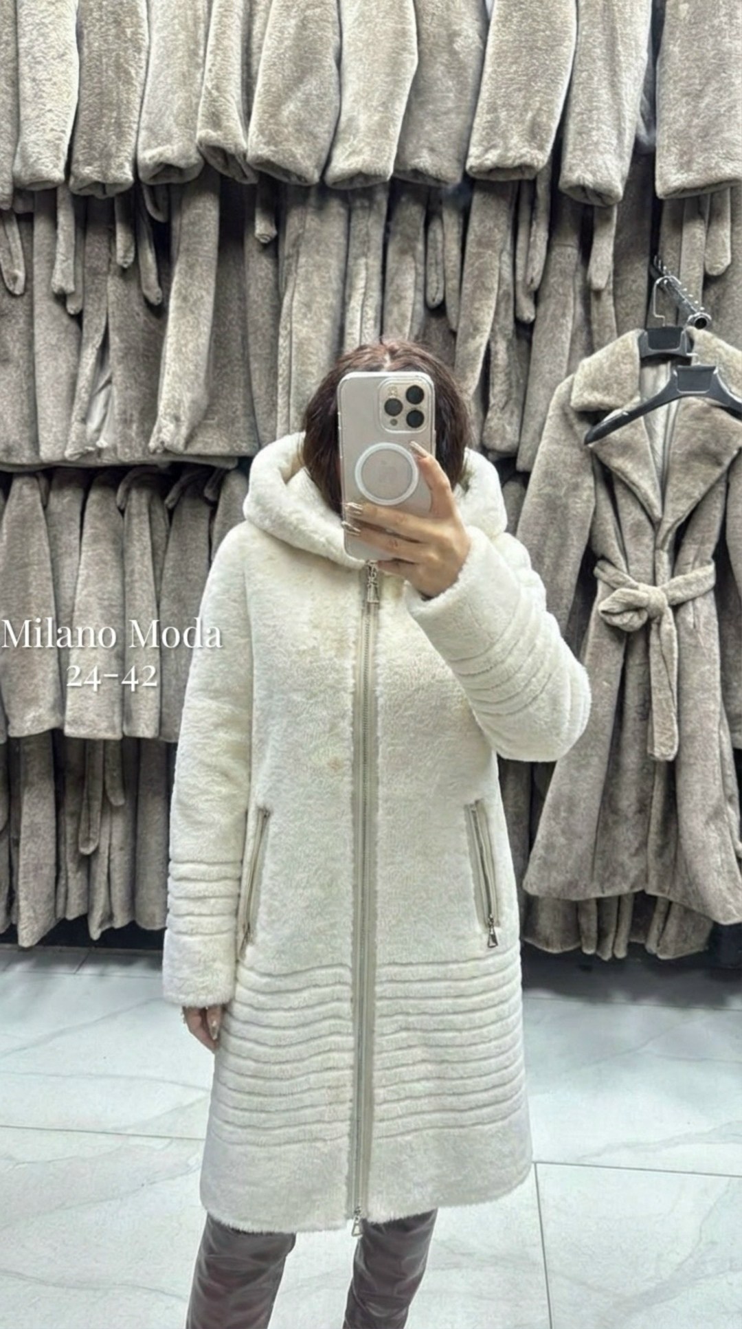 пальто зимнее длинное с капюшоном из эко меха klasika moda,дубленка зимняя длинная с капюшоном,шуба тедди с капюшоном и кулиской,дубленка искусственная xiubaiyi,пальто барашек