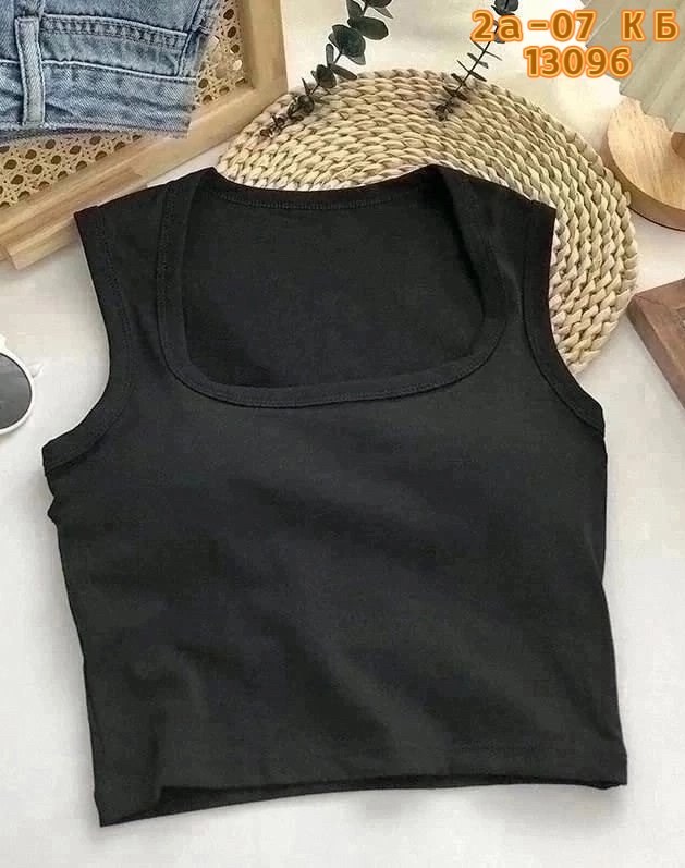 топ женский черный,топ женская майка,топ женский,топ черный,майка женская базовая