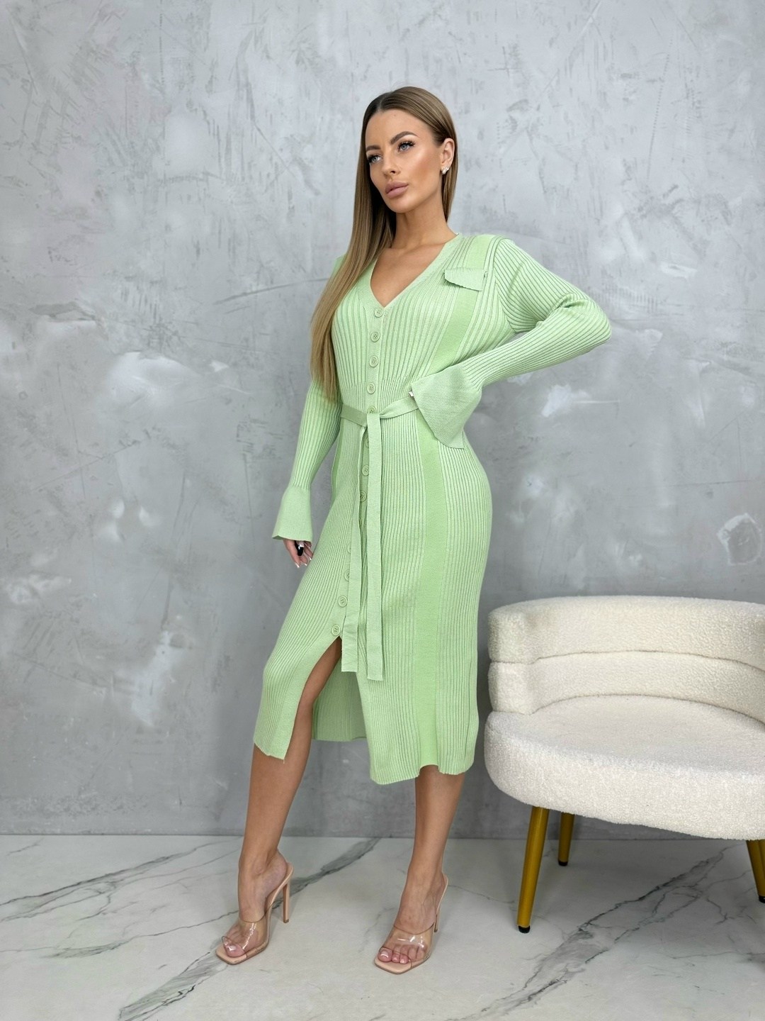 платье трикотажная,платье трикотажное с ремешком,вязаное платье,вязаное платье женское,платье с пуговицами