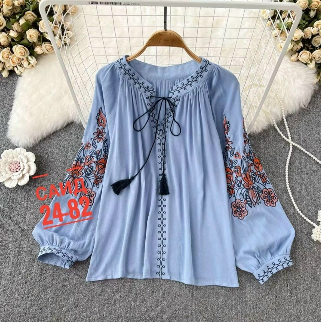 женская блузка с вышивкой,блузка с вышивкой,блузка в стиле бохо,винтажная блузка,этническая блузка с цветочной вышивкой женская рубашка длинным рукавом