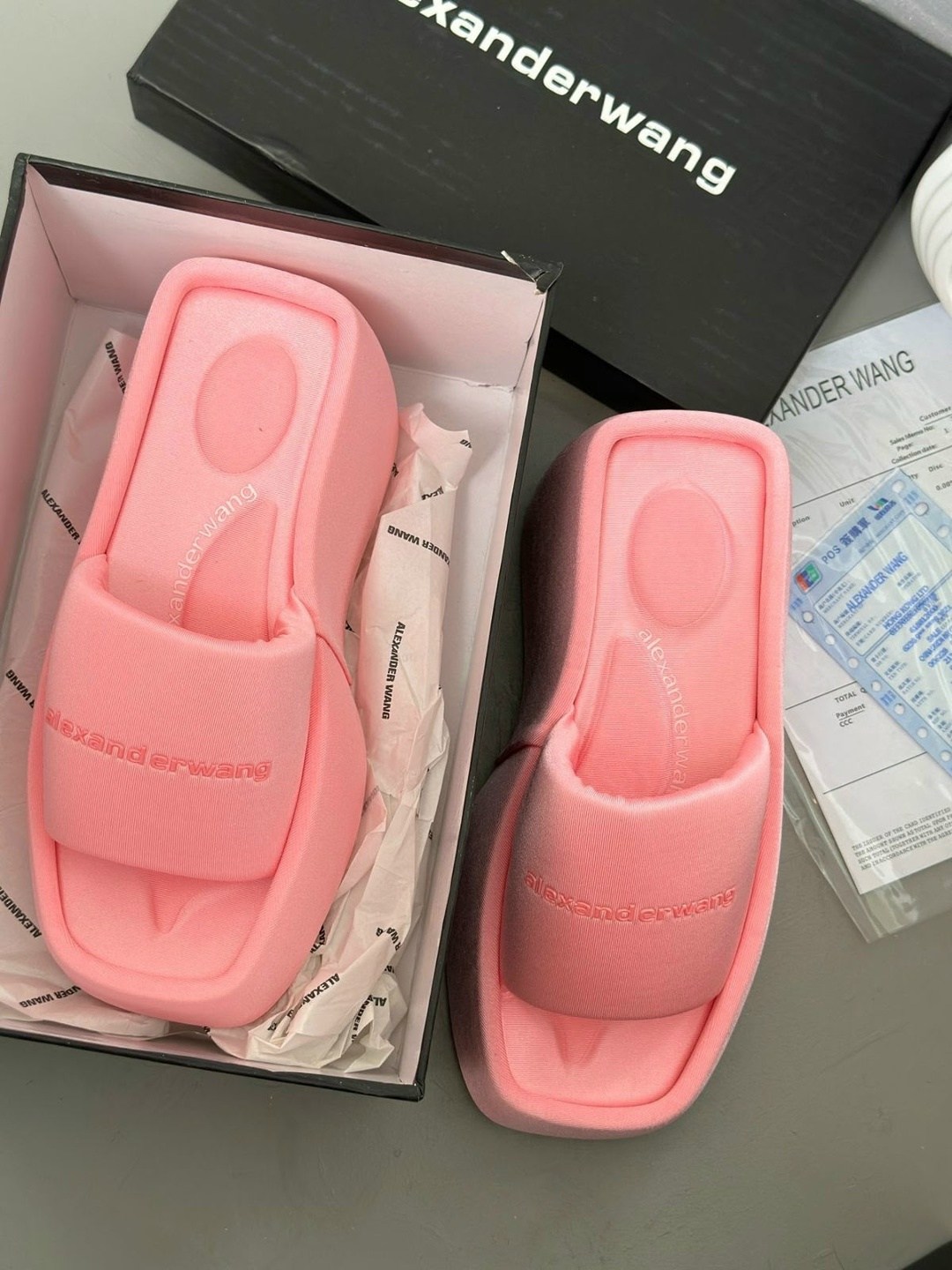 ,шлепки alexander wang,женские шлепанцы,шлепки женские,шлепанцы розовые