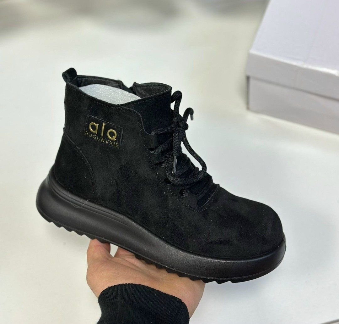 ,ботинки из натуральной замши,ботинки женские, женская,ботинки