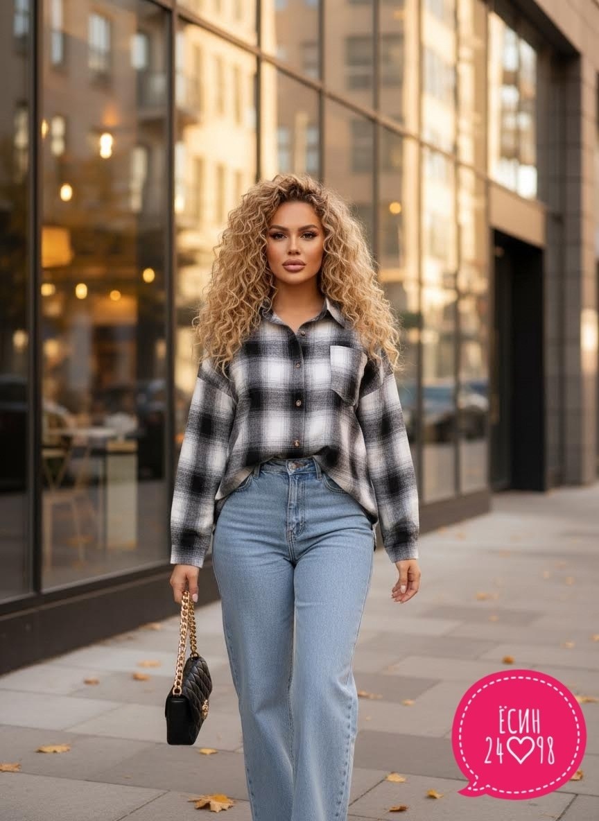 рубашка в клетку женская,рубашка в клетку оверсайз tom joy,рубашка женская,рубашка оверсайз в клетку,клетчатая рубашка