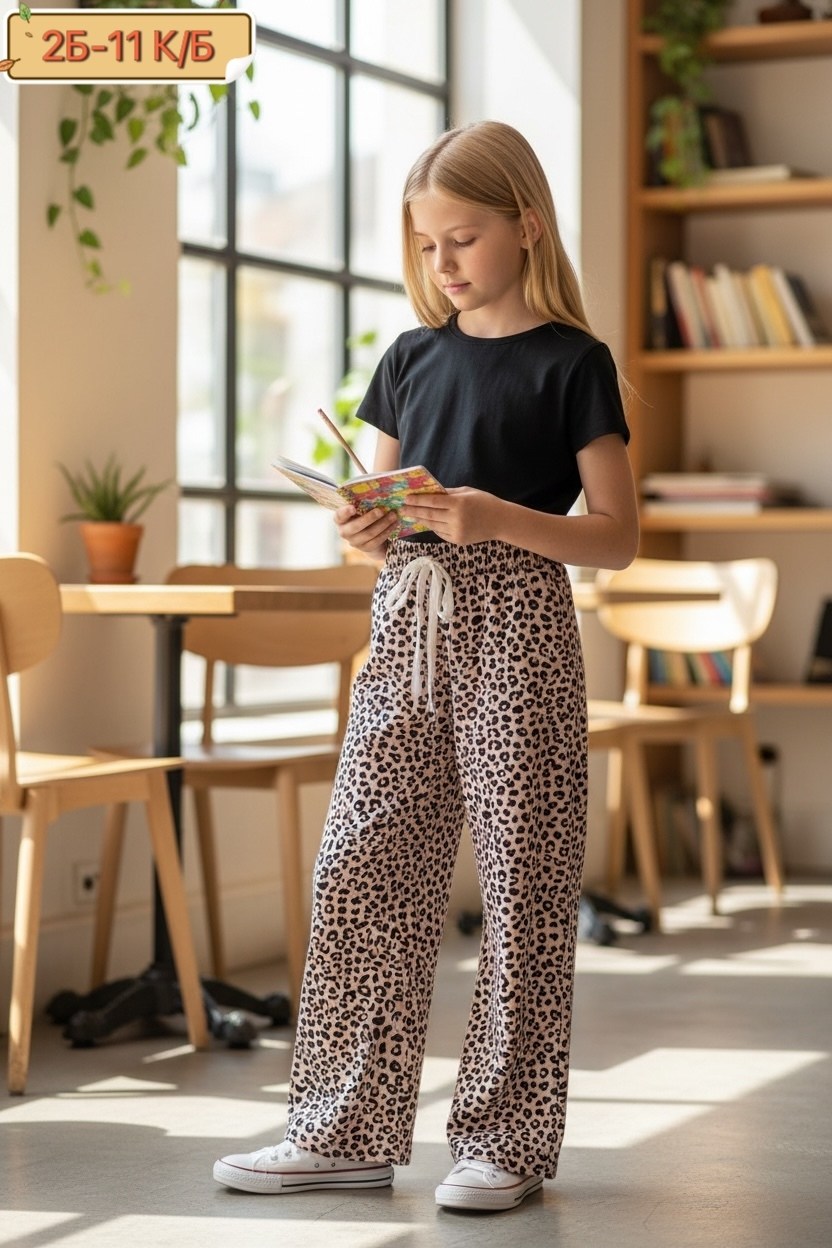 брюки для девочек,широкие брюки,брюки трикотажные,одежда брюки,повседневные брюки