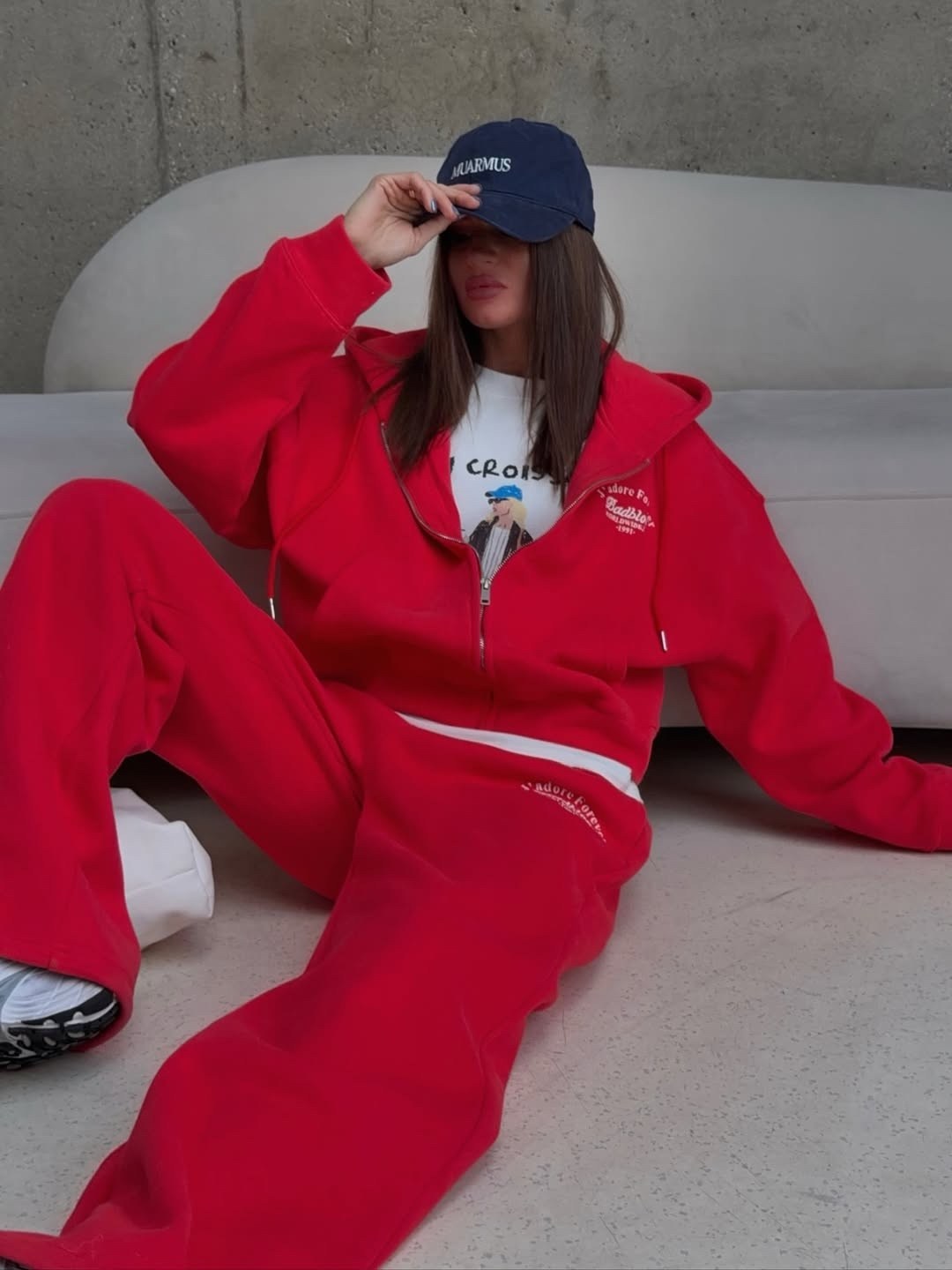 спортивный костюм miu miu женский,спортивный костюм,спортивный костюм женский,спортивный костюм красный,шикарный двухсторонний костюм двойка на флисе