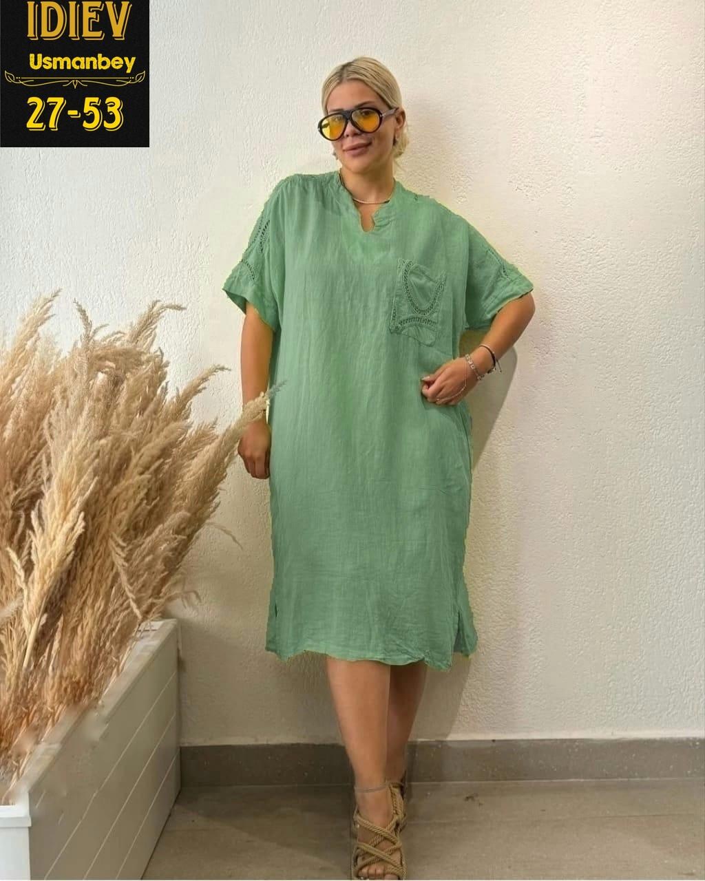 летнее платье женское,платье большие размеры,платье из льна,платье женское свободное,платье женская