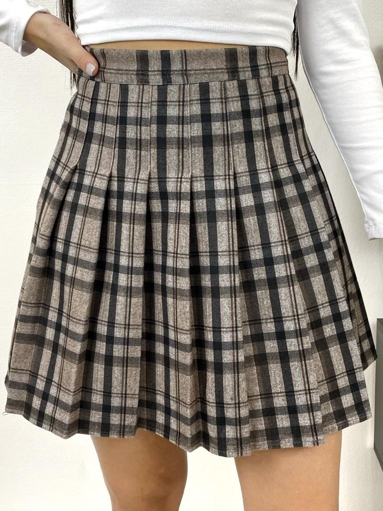 клетчатая плиссированная короткая юбка jk,плиссированная юбка в клетку,клетчатая юбка,юбка в клетку,юбка мини в клетку плиссированное