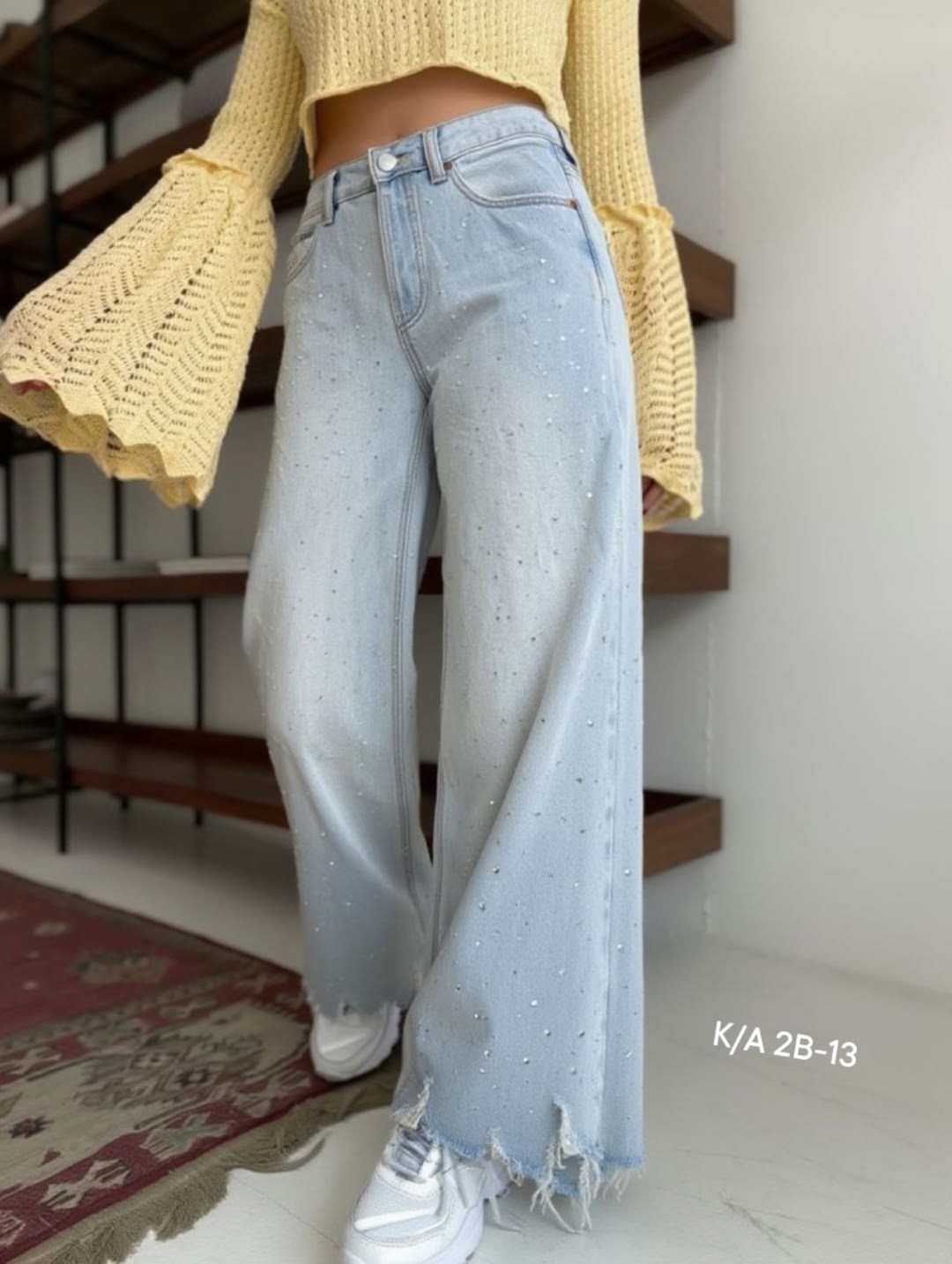 женские джинсы,джинсы широкие,джинсы рваные широкие,стильные джинсы,джинсы трубы рваные