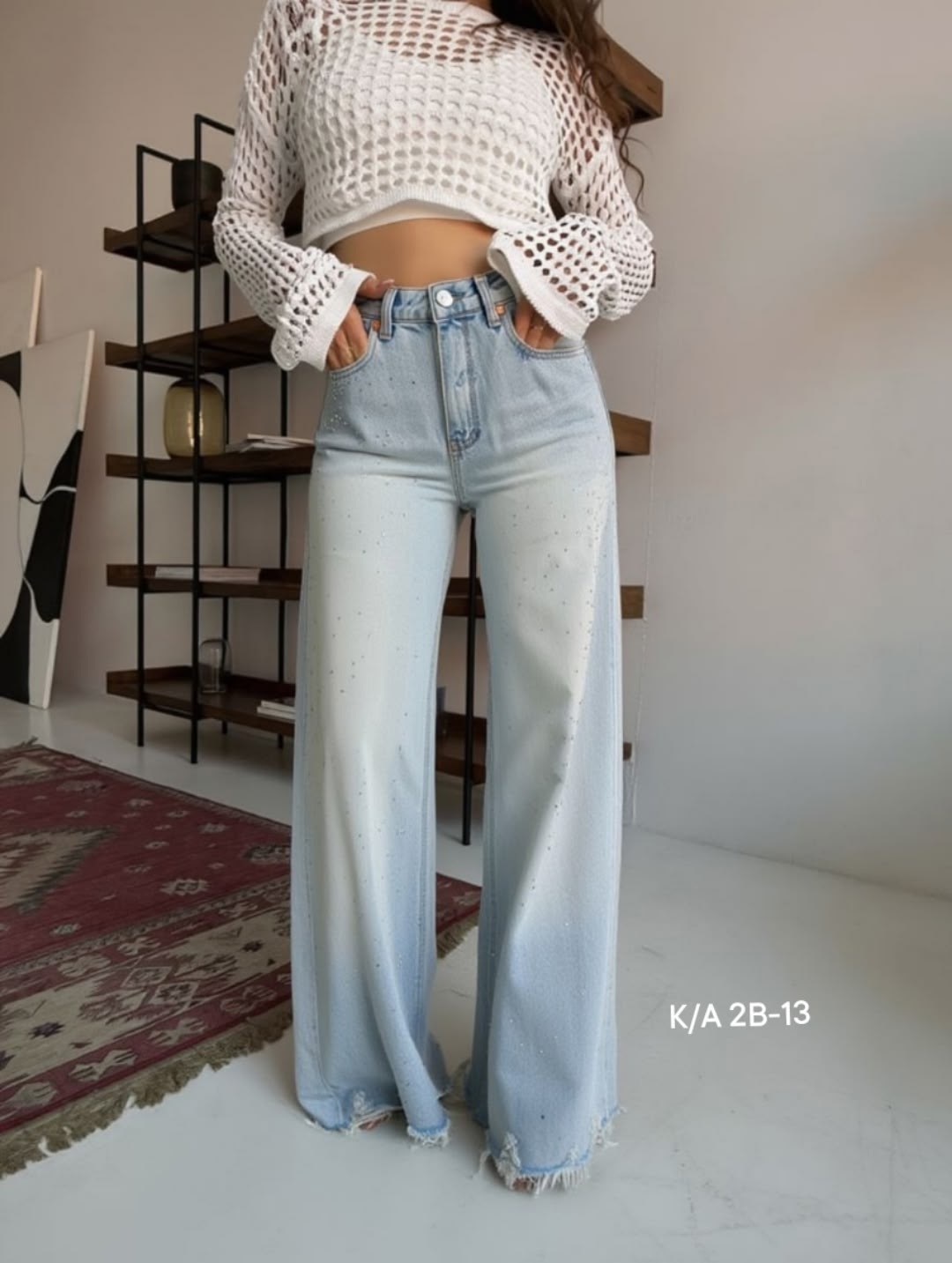 женские джинсы,джинсы широкие,джинсы рваные широкие,стильные джинсы,джинсы трубы рваные