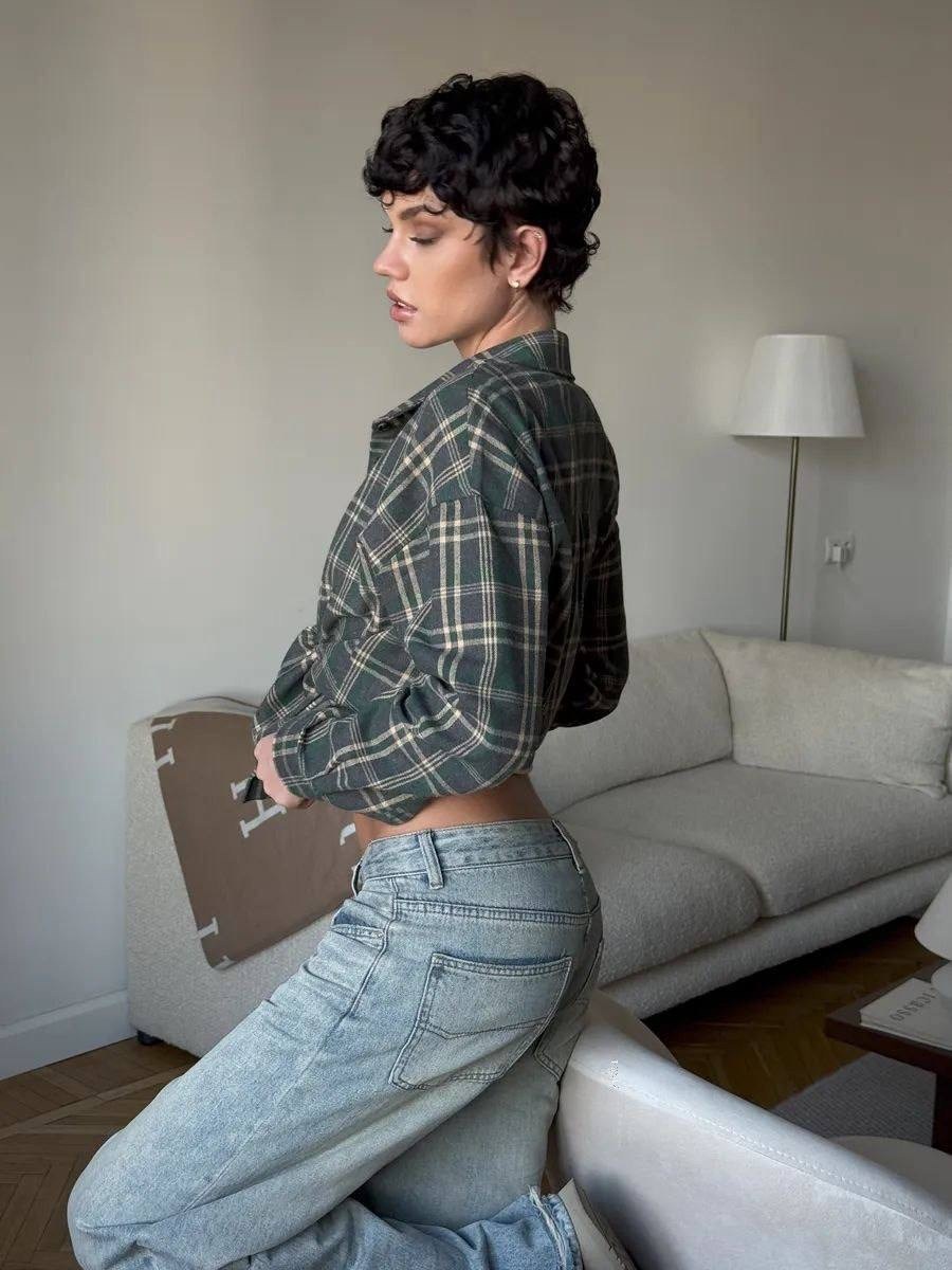 рубашка в клетку женская оверсайз,женская рубашка в клетку,рубашка розовая в клетку оверсайз,рубашка женская стильная,женская модная рубашка