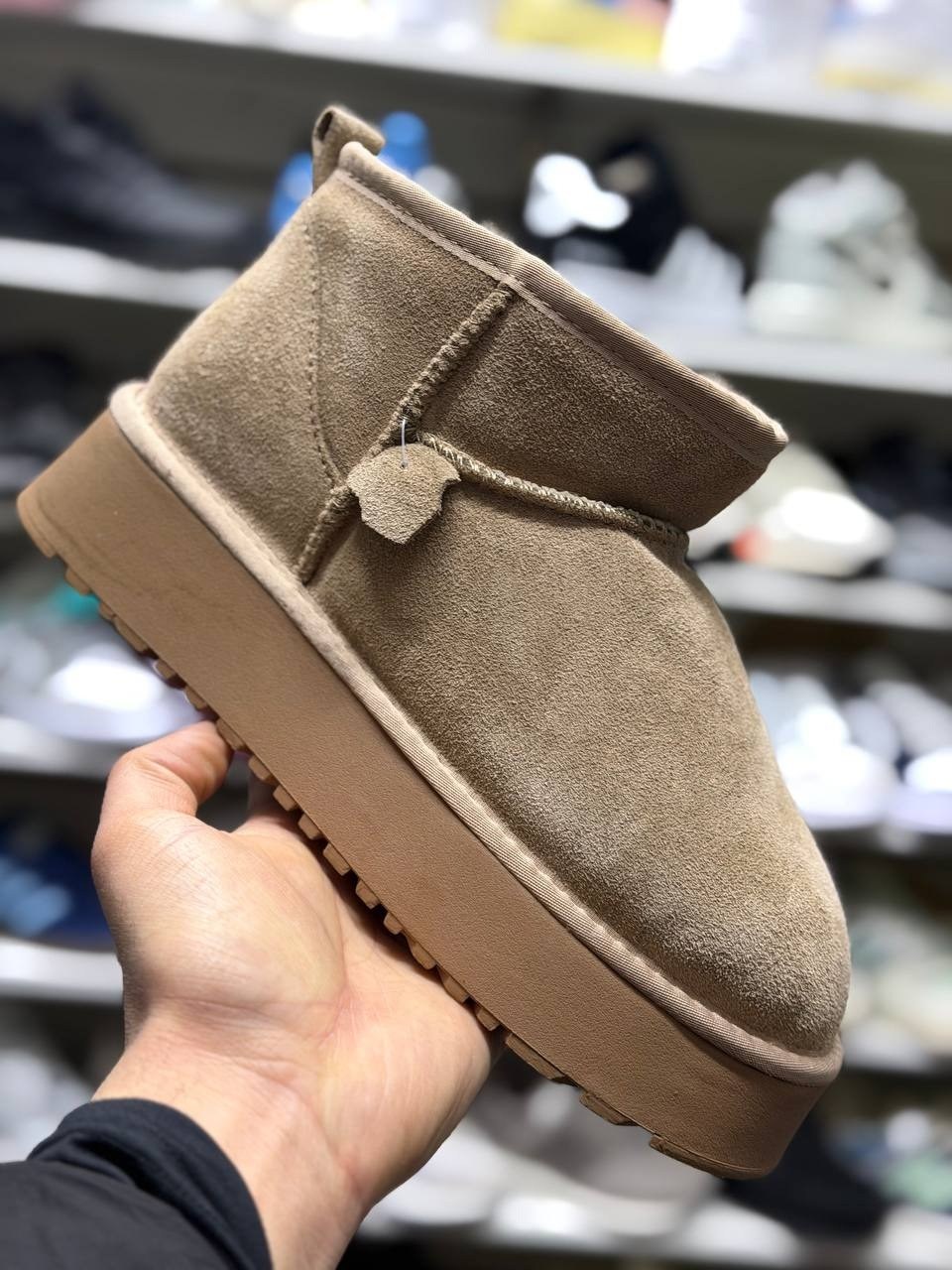 угги зима натуральная замша 6157-5р gammaway,угги ugg женские,угги ugg classic ultra mini,угги женские,