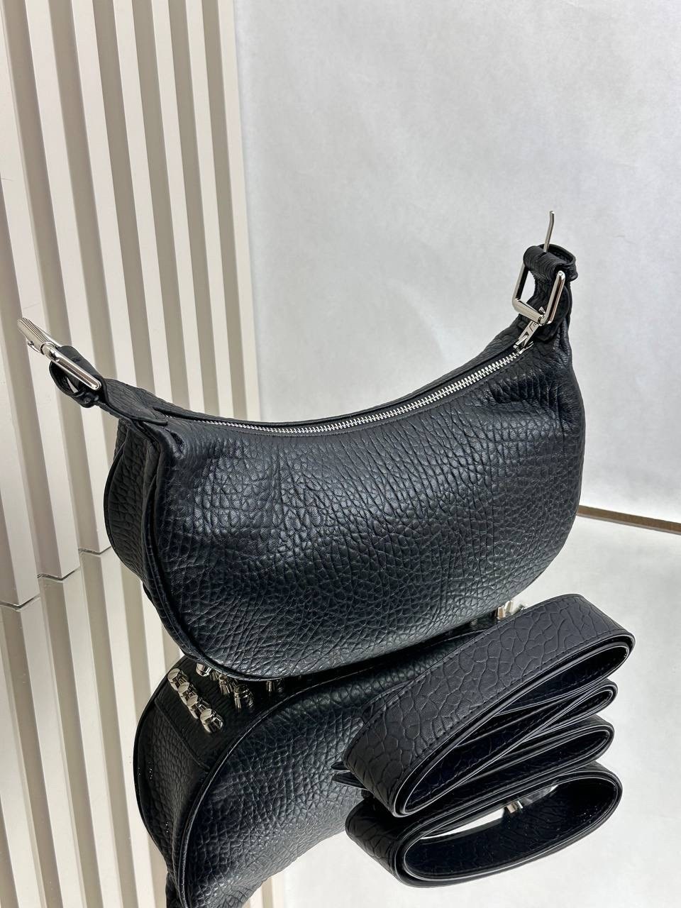 женская сумка,сумка,сумка женская polina&eiterou 5921 черная,черная сумка,кожаная сумка