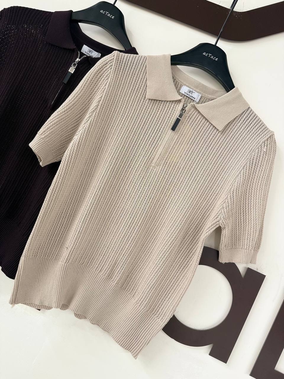 женская кофта,кофточка на замке,поло с воротником,кофточка,кофточка на замке для спокойных аутфитов в стиле old money