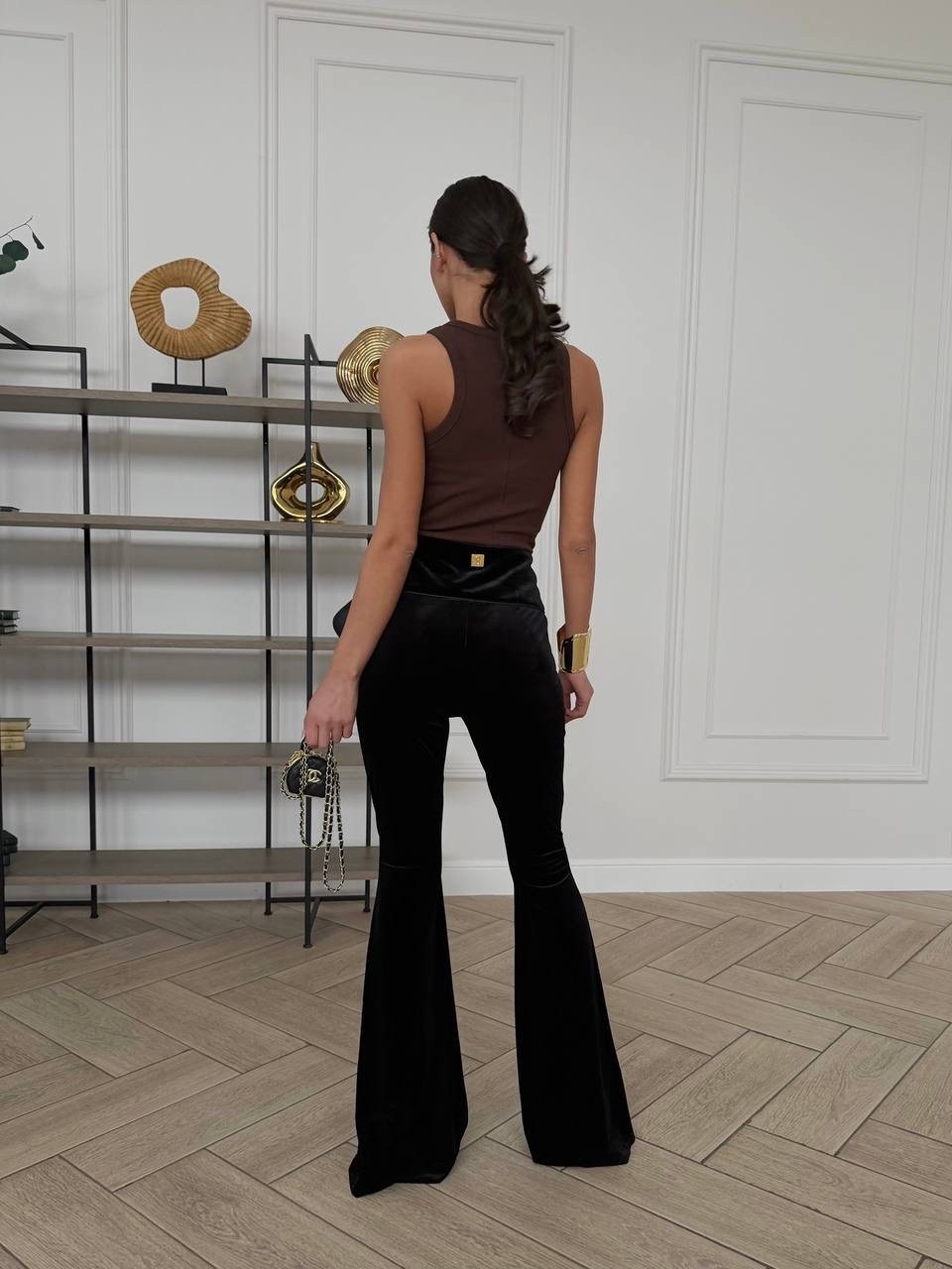 shein allurite брюки-клеш с высокой талией из бархата,брюки-клёш с высокой талией из бархата,бархатные брюки-клеш с высокой талией,бархатные брюки,брюки клеш