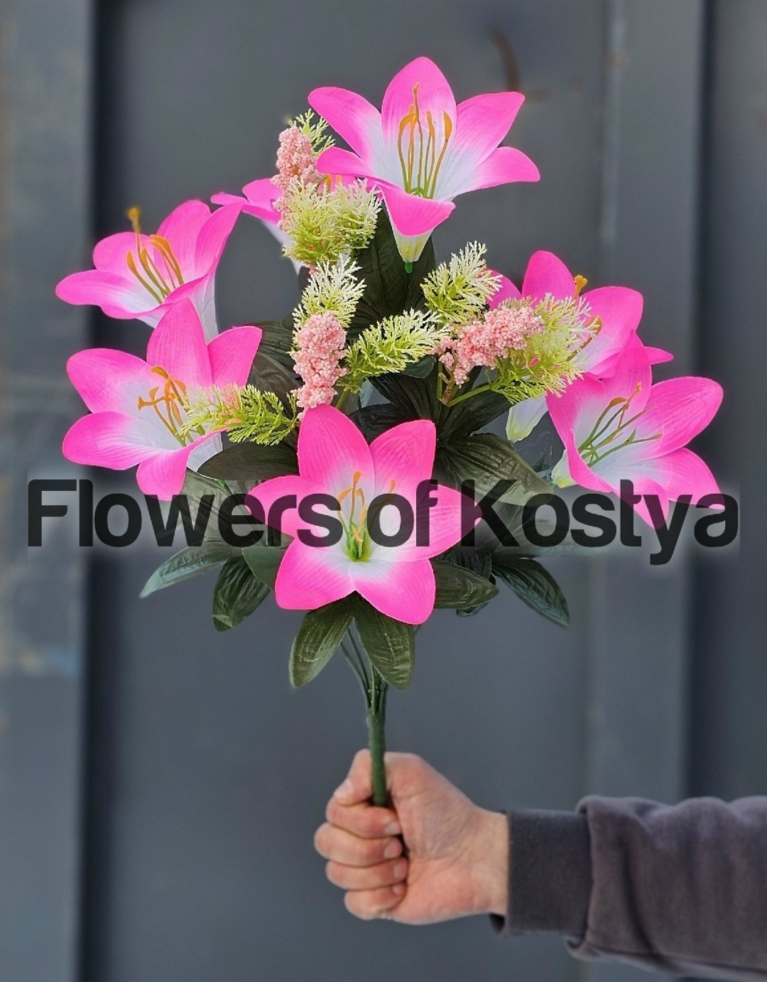 цветы искусственные лилии,лилия искусственная,искусственные лилии,букет лилии,искусственный цветок