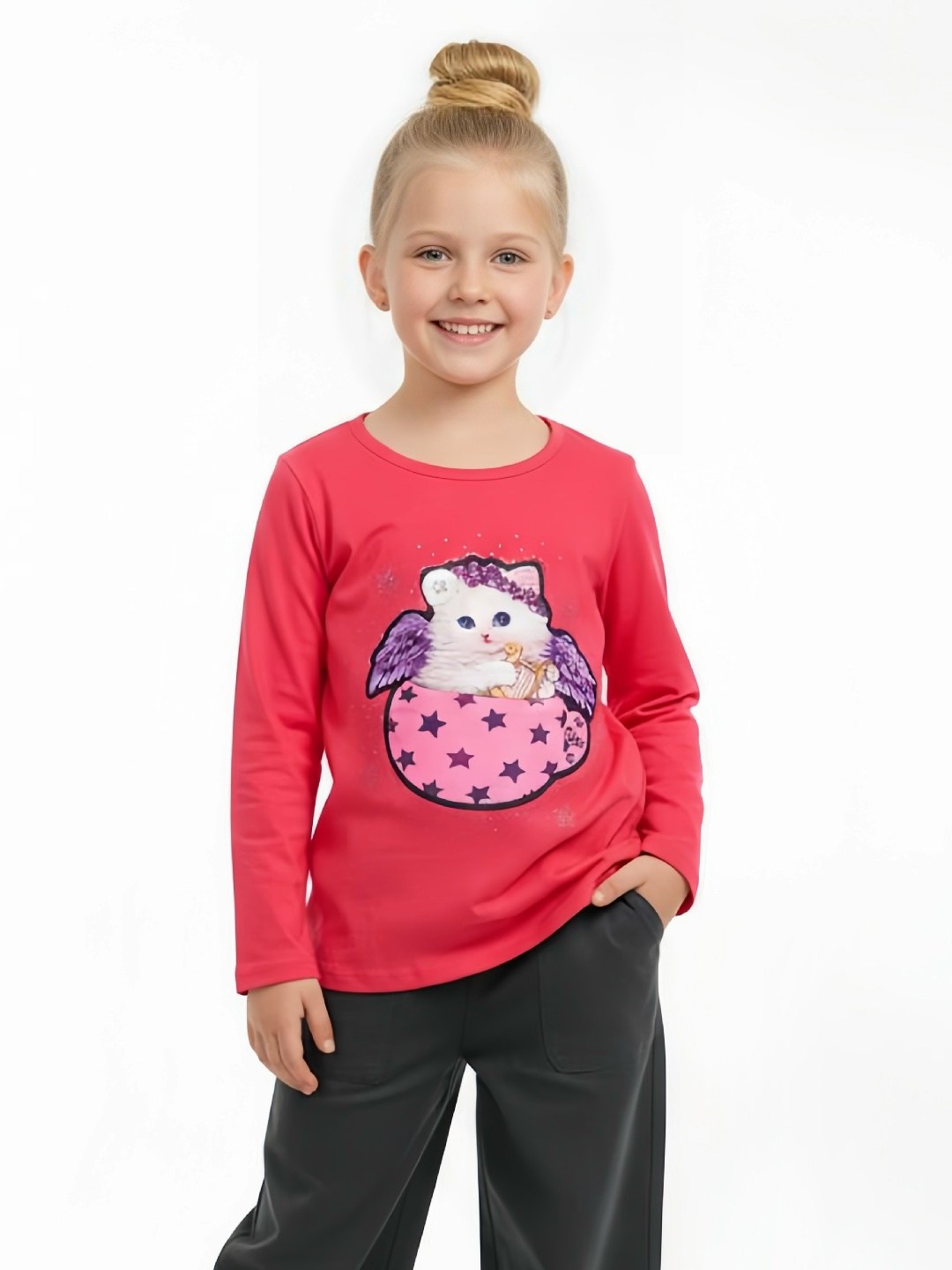 джемпер для девочек,джемпер для девочек pelican,лонгслив для девочки,детский джемпер,кофта для девочек