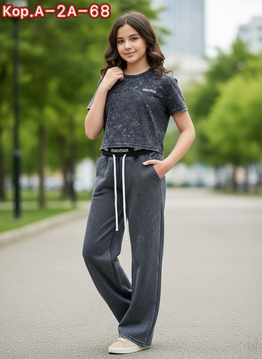 брюки комплект,брюки для девочек,широкие брюки,спортивные костюмы для девочек,спортивные костюм