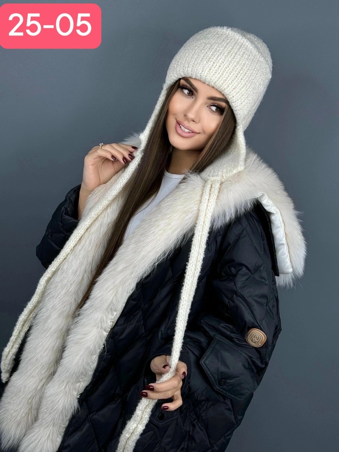 шапка женская зимняя ушанка вязаная,шапка женская зимняя вязаная теплая,шапка зимняя модная,женские шапки,зимние женские шапки