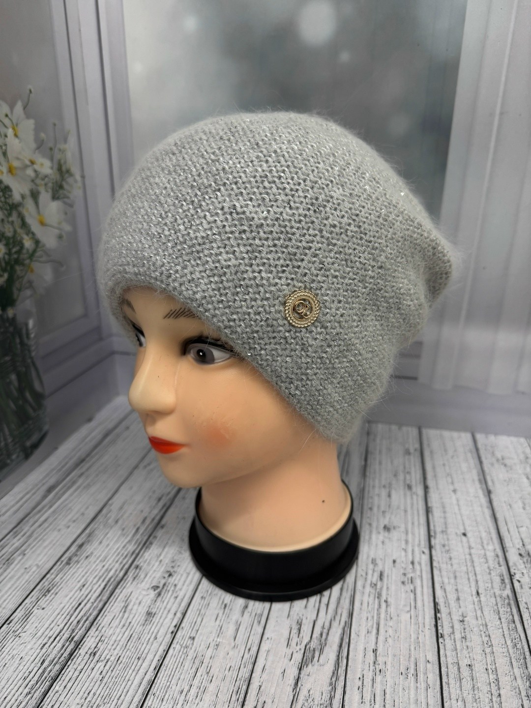 шапка для женщин,женская шапка,шапка для женщин ангора,шапка платок,шапка для женщин ангора арт.5529669