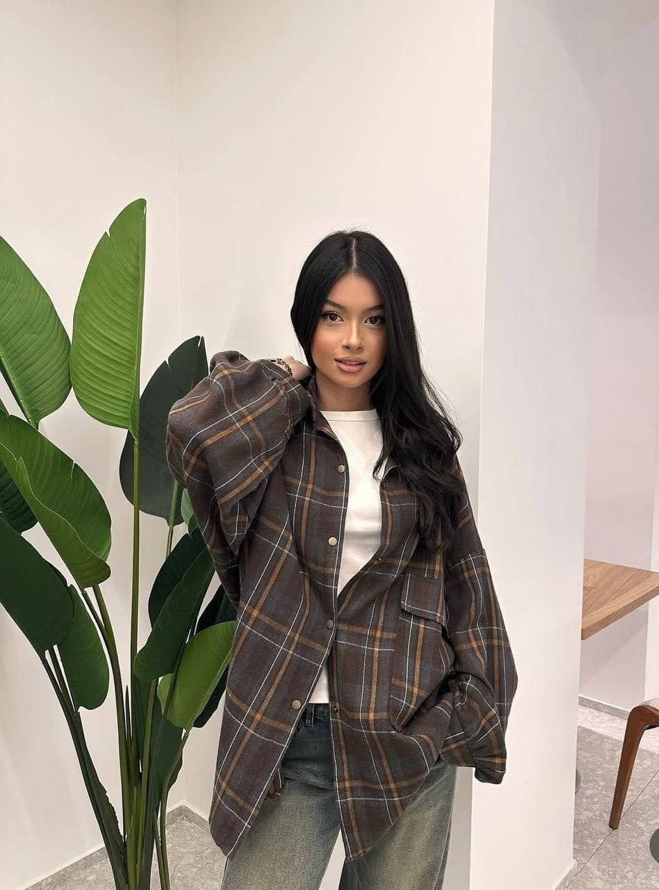 клетчатая женская рубашка,engineered garments фланелевая рубашка в клетку оранжевый,женская рубашка в клетку,клетчатая рубашка,рубашка в клетку женская оверсайз