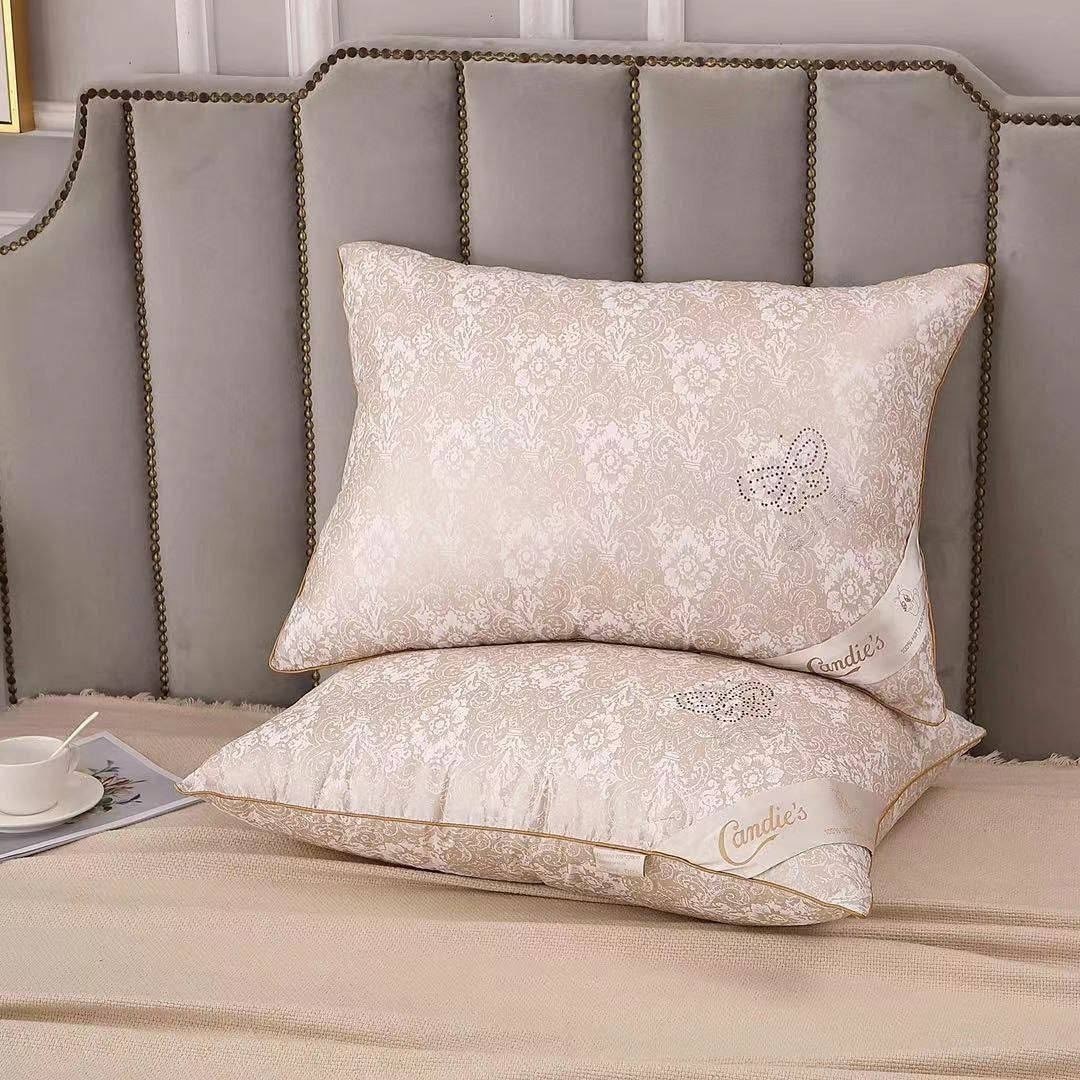 подушка silk pillow 70x50 meizhouling,подушка шелковая,подушка комфорт,шелковое волокно подушка наполнитель,подушка из натурального шелк