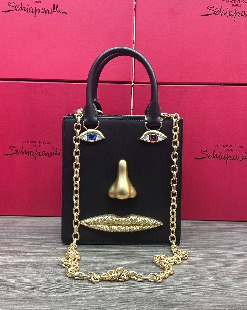 сумка-тоут schiaparelli,сумка женская schiaparelli,сумка schiaparelli,бархатная сумка для глаз schiaparelli premium sense demon,брендовая женская сумка