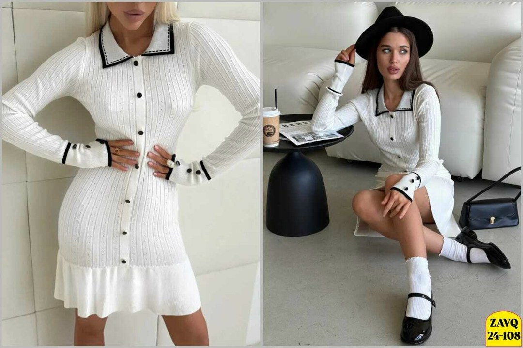 трикотажное платье,платье женское,taruxy вязаное мини-платье с рюшами для женщин,женское трикотажное контрастное платье с оборками,talenza элегантное вязаное платье с рюшами