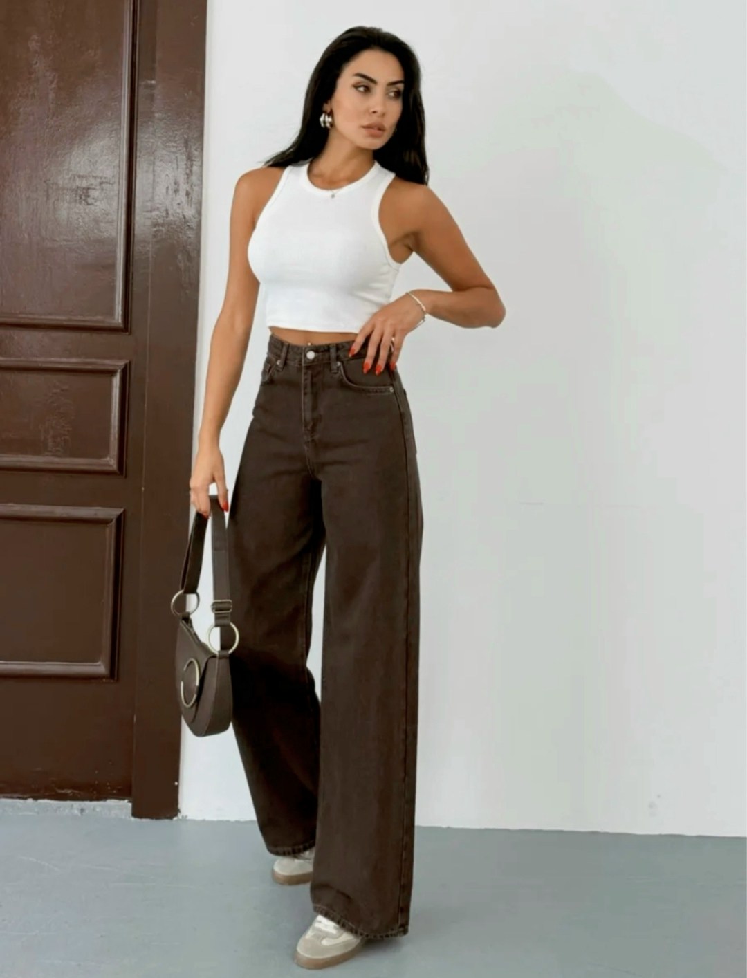 джинсы брюки,джинсы женские,женские джинсы и брюки,женские широкие джинсы цвет коричневый,широкие брюки