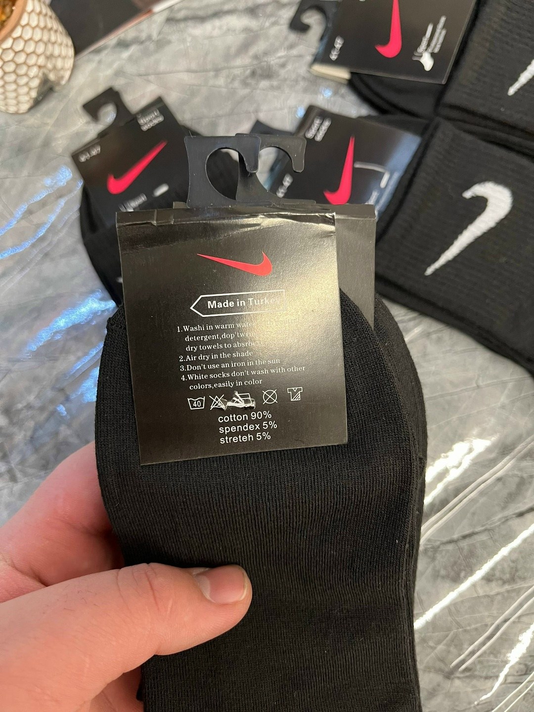 мужские носки nike 41-47 набор 10 пар,комплект носков мужских nike спорт1 черных 41-47,мужские носки,комплект носки мужские,носки мужские 10 пар