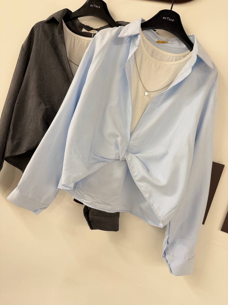 женская рубашка,стильная блузка,коричневая рубашка oversize с воротником мао gloria jeans,женские блузки и рубашки,блузка модная