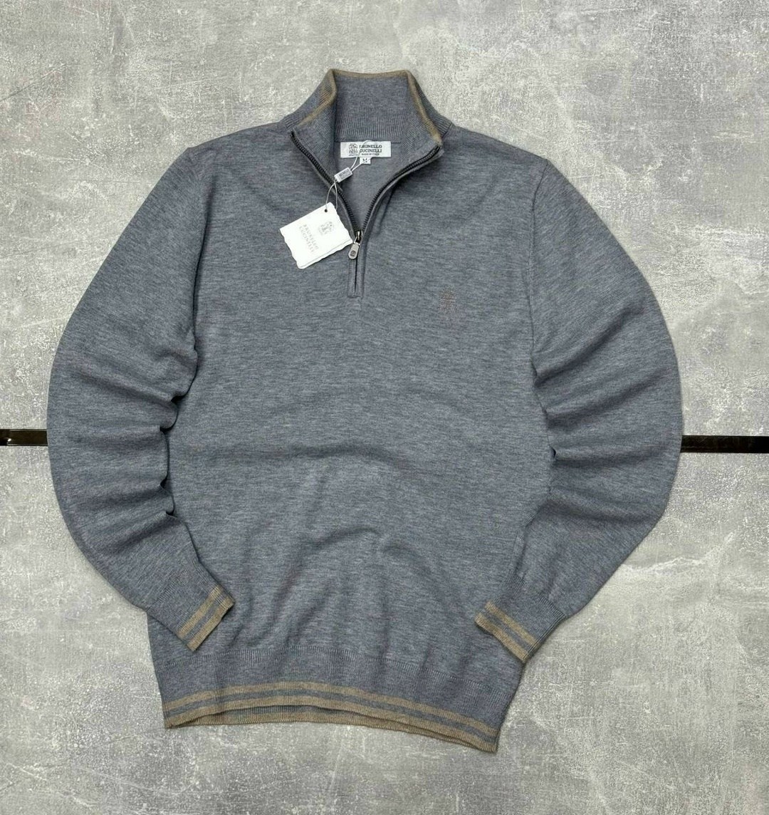 джемпер ralph lauren zip,поло свитер,мужской джемпер quarter-zip burberry beige,мужская кофта,polo ralph lauren бежевый хлопковый джемпер / свитер для мужчин