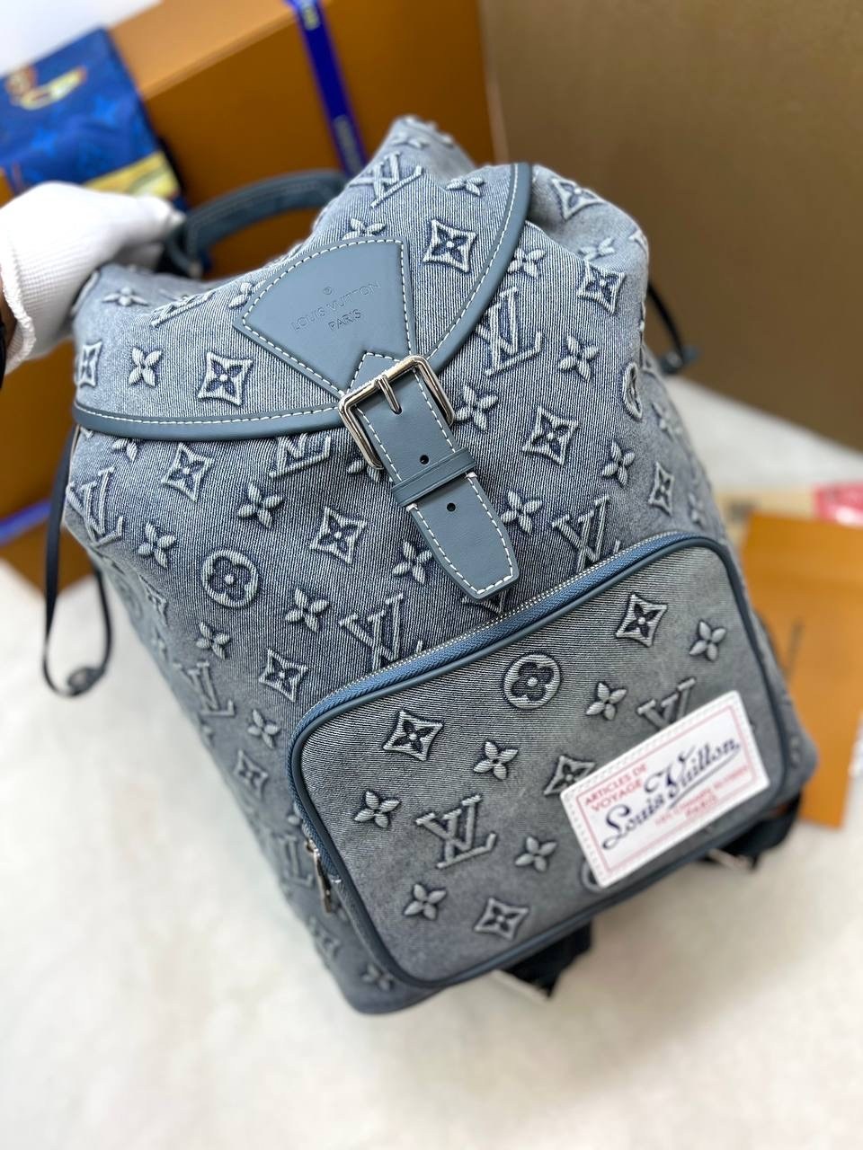 рюкзак louis vuitton,сумка - рюкзак louis vuitton denim,рюкзак женский louis vuitton,louis vuitton рюкзак джинсовый,рюкзак луи виттон