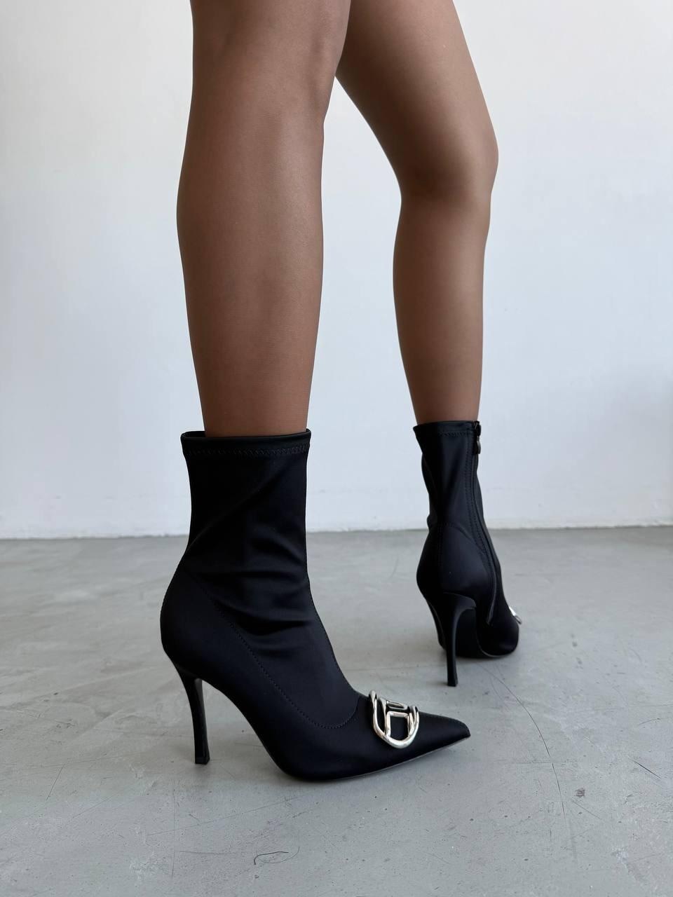 ботильоны женские черные на каблуке magic heels,ботильоны на шпильках,ботильоны на шпильке демисезонные,демисезонные ботильоны,ботильоны женские