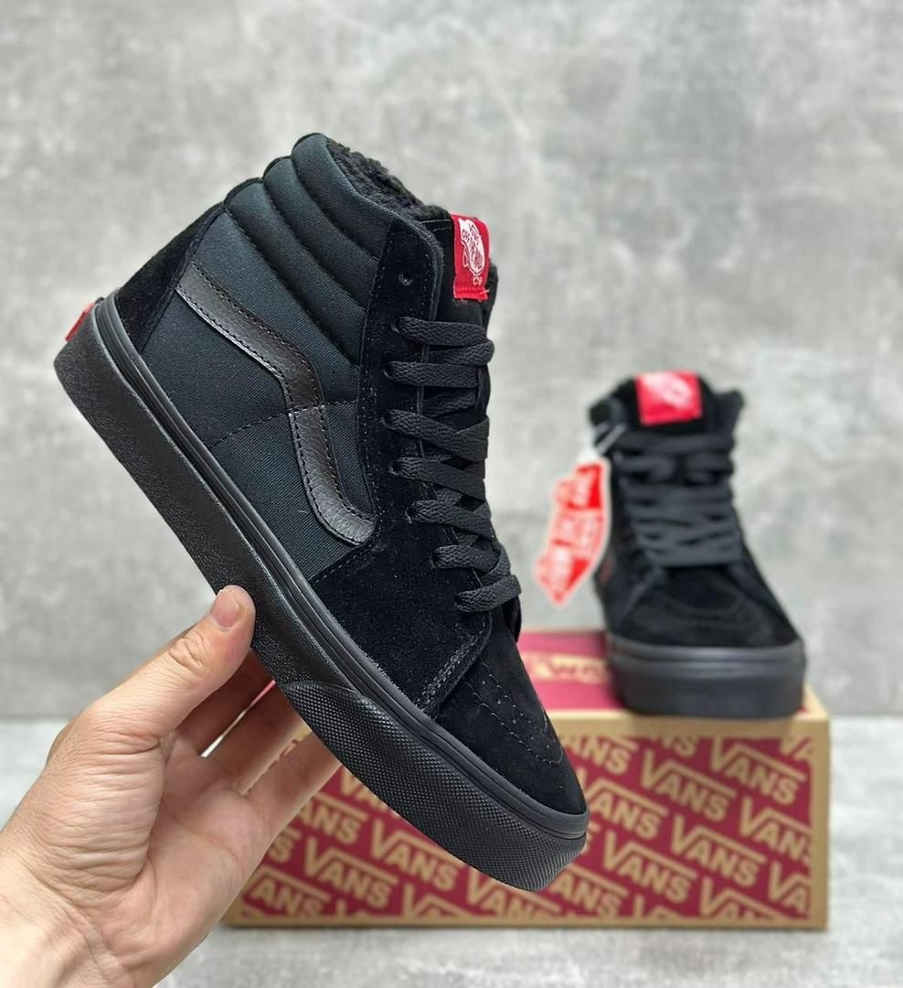 кеды vans sk8-hi black suede черный,черные кроссовки унисекс sk8-hi vans,кеды vans sk8-hi black suede,кеды мужские vans,кеды vans