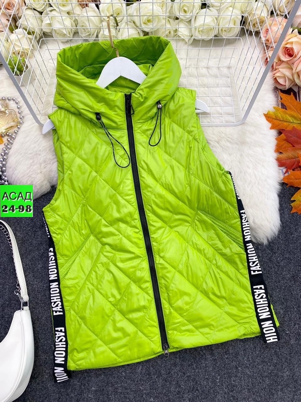 жилетка женская,желтая жилетка женская,желтый жилет женский,теплый жилет,жилет женский