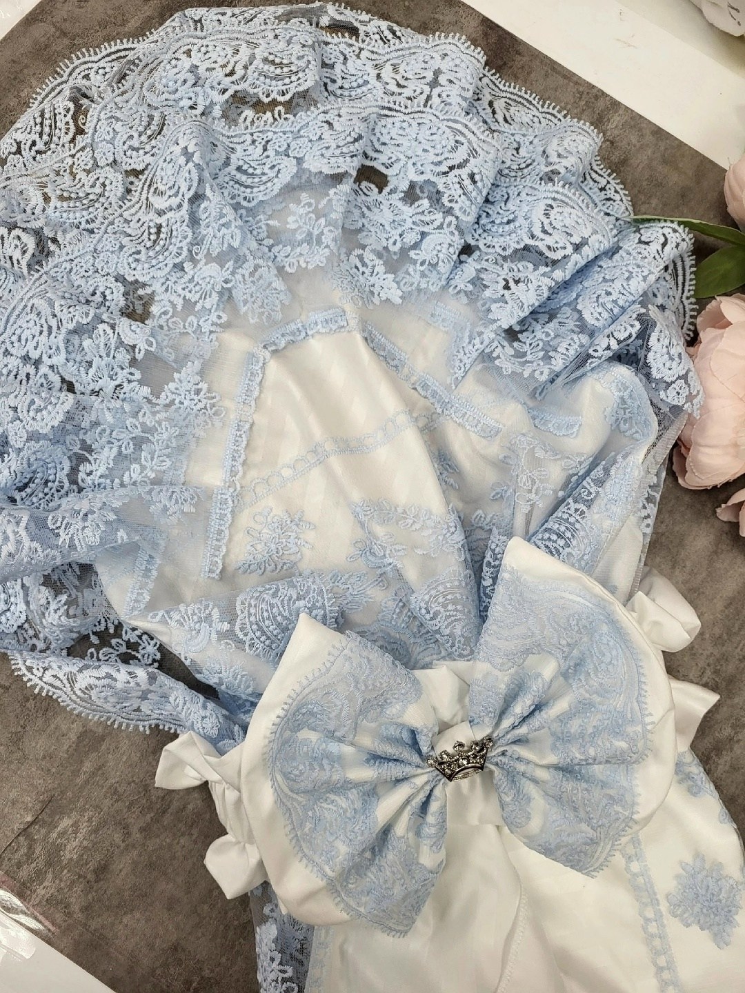 конверт на выписку,зимний конверт-одеяло на выписку "принцесса" молочный с розовым кружевом,летний конверт-одеяло на выписку "принцесса" (молочный с розовым кружевом),комплект на выписку luxury baby,а