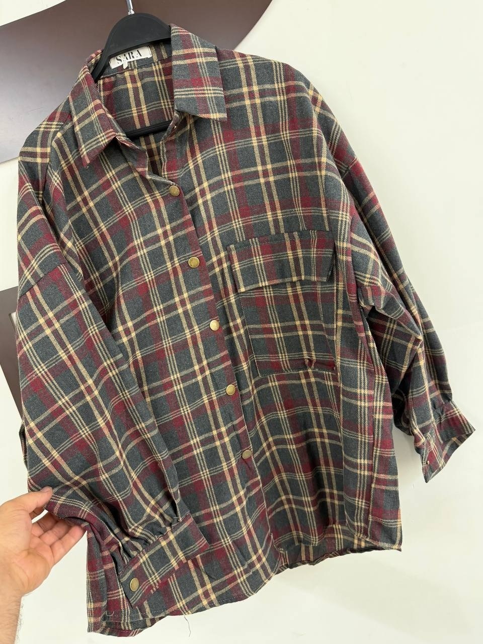 клетчатая женская рубашка,engineered garments фланелевая рубашка в клетку оранжевый,женская рубашка в клетку,клетчатая рубашка,рубашка в клетку женская оверсайз