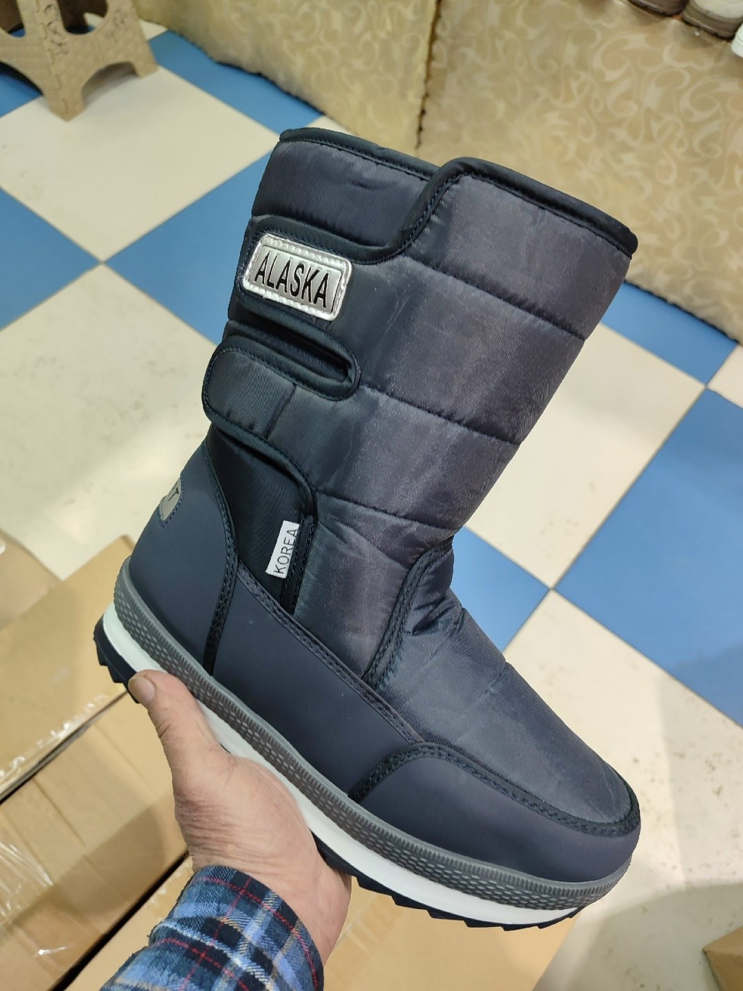 сапоги дутыши аляска,дутики,сапоги аляски мужские зимние дутыши,мужские дутики 2301-12 темно-синие,аляска дутыши дутыши мужские