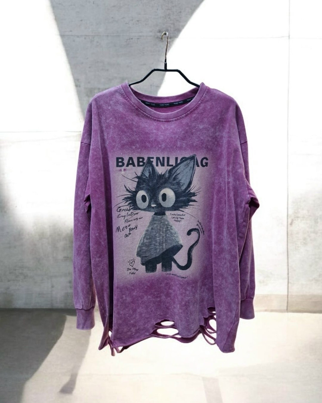 рваный свитшот,толстовки свитшот,толстовка повседневная,свитшот,jacob sartorius sweatshirt