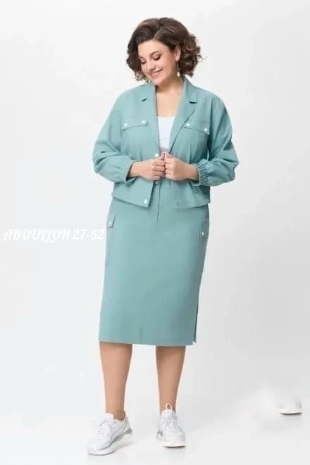 юбочные костюмы volna 1342 серый графитовый,костюм с юбкой женский,женские костюмы,костюм женский двойка,женской одежды