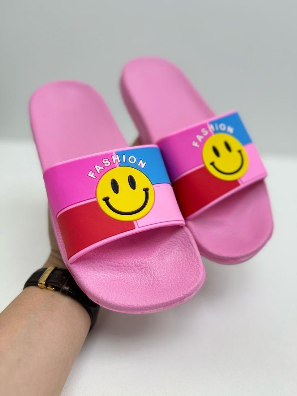 ,шлепанцы детские,тапки женские,тапочки смайлики,шлепанцы женские со смайликом