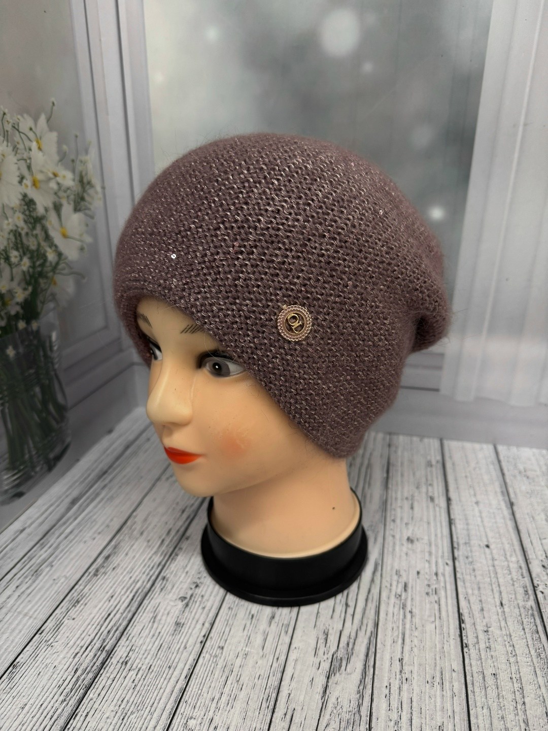 шапка для женщин,женская шапка,шапка для женщин ангора,шапка платок,шапка для женщин ангора арт.5529669