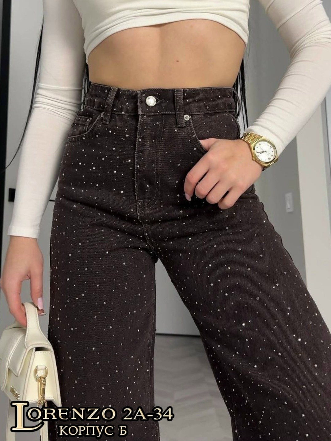джинсы со стразами,джинсы труб со стразами,джинсы клеш со стразами h&a collection,джинсы женские,женские джинсы со стразами