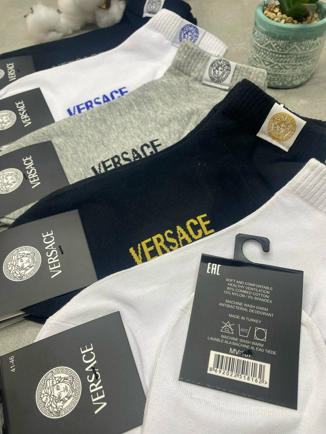 носки версаче,носки набор,комплект носки мужские,носки унисекс,мужские носки