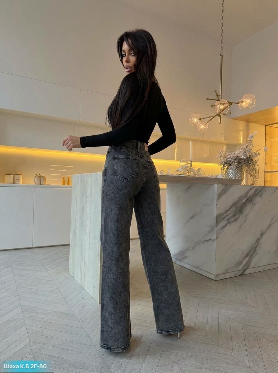 джинсы женский серый графит широкие,джинсы трубы широкие,джинсы широкие,джинсы,джинсы трубы женские